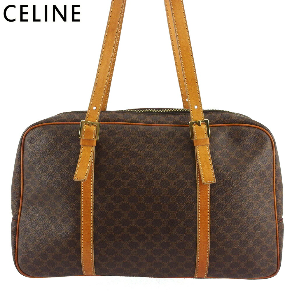 楽天市場】【バッグ】CELINE セリーヌ マカダム柄 デニム トート