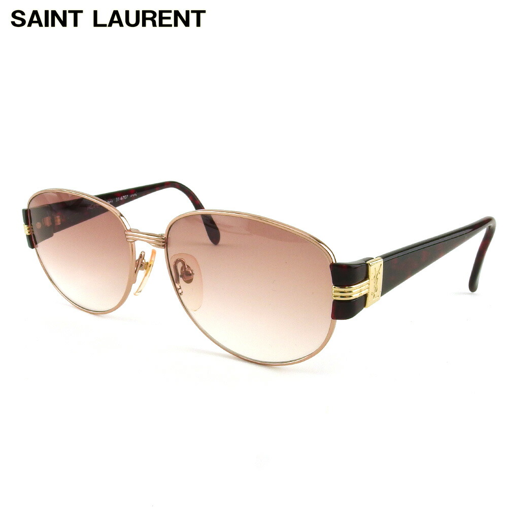 Y*※様 【極美品】SAINT LAURENT サングラス ボストン ユニセック Yves Saint Laurent サンローランパリ (イヴサンローラン