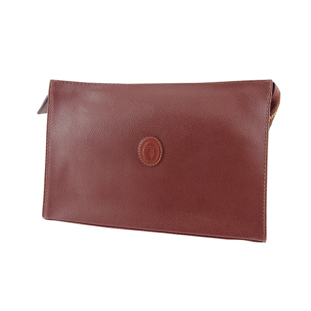 トラサルディのバック トラサルディ バケツ型ショルダーバッグ レザー巾着 レッド