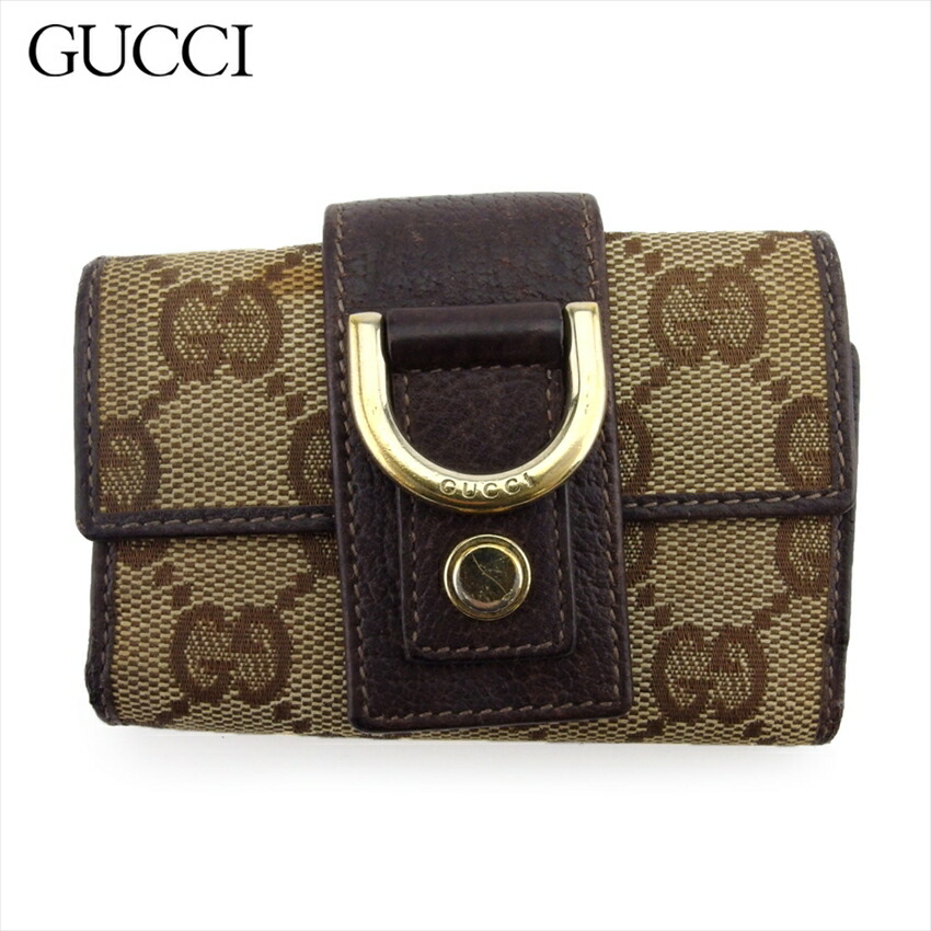 楽天市場】【中古】GUCCI グッチ 〔GGキャンバス〕キーケース 212098 6