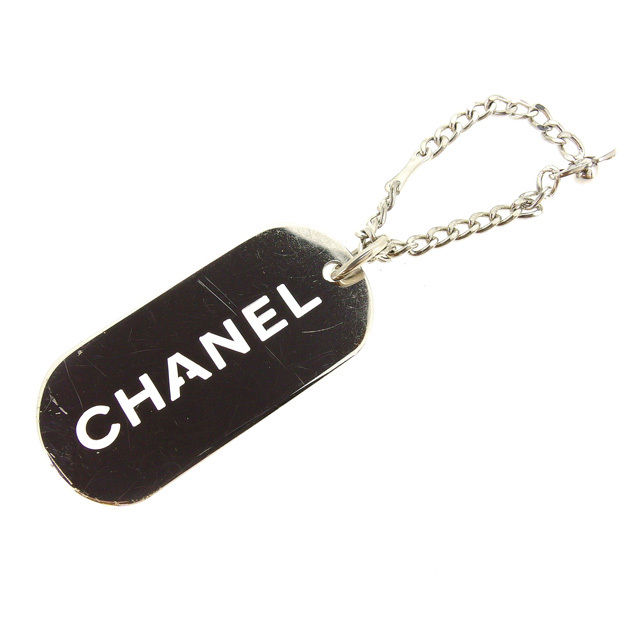 テレビで話題 シャネル CHANEL キーホルダー ドッグタグ レディース