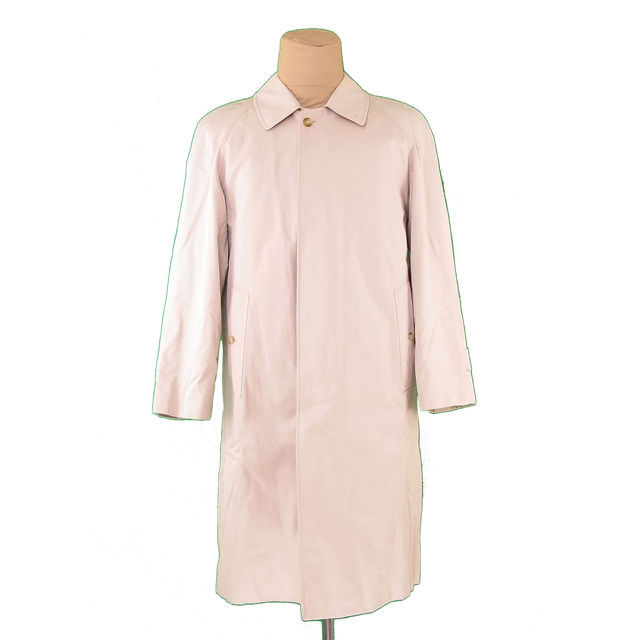 【百貨店SALE★最大限度50％OFF】赤ちょうちんバリー 厚地の外套 ブランド名厚地の外套 厚地の外套 シングル ロング ベージュ ラインドライヴ付き添い人 ステンカラー l1880 【中古】 ブランド名 ご機嫌ブランド名 ヴィンテージ 貨物輸送無料