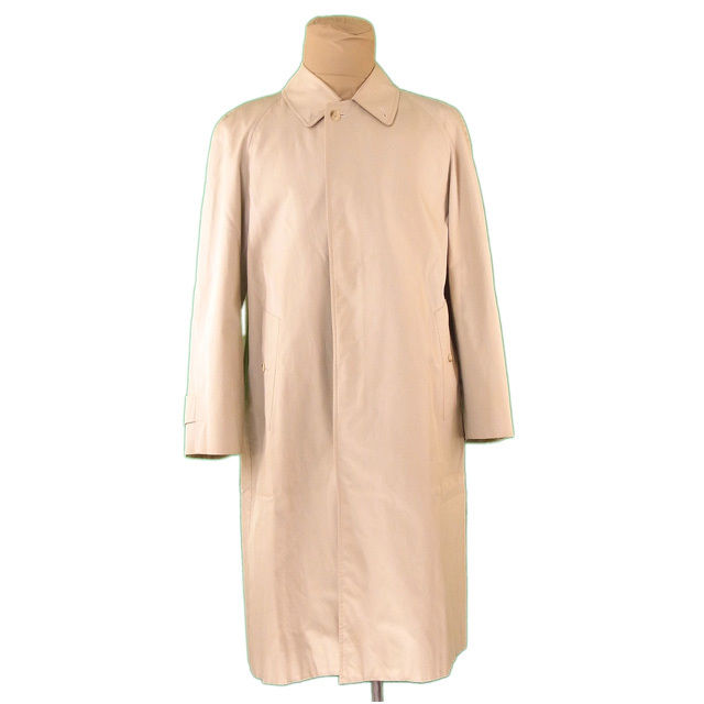 【百貨店SALE★最大限度50％OFF】赤ちょうちんバリー 厚地の外套 ブランド名厚地の外套 厚地の外套 ロング ベージュ シングル ステンカラー l1908 【中古】 ブランド名 ご機嫌ブランド名 ヴィンテージ 貨物輸送無料