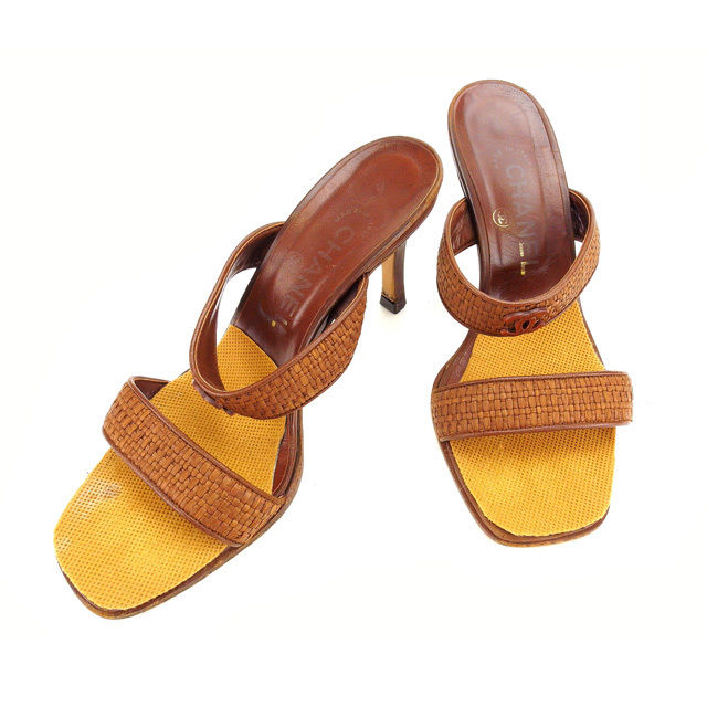 楽天市場】【シャネル】Chanel キャビアスキン フッドヘット サンダル