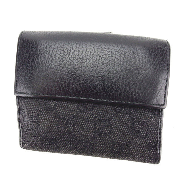 GUCCI ブラック GGキャンバス　二つ折り財布　ダブルホック　115090 楽天市場】【財布】GUCCI グッチ GGキャンバス コンチネンタル