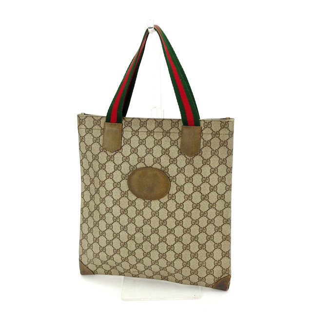 BRAND DEPOT TOKYO: PVC X leather (correspondence) of Gucci GUCCI tote ...