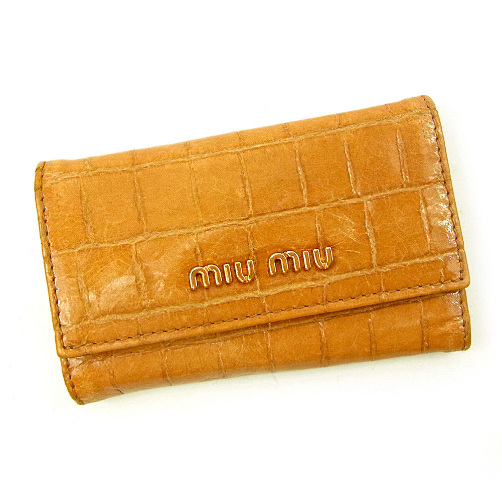 楽天市場】Miu Miu ミュウ ミュウ 6連 キーケース 型押しレザー