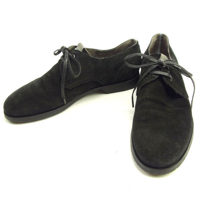 【Fashion Special Fair★29％OFFクーポン】サルヴァトーレ フェラガモ Ferragamo シューズ #6 メンズ ブラック スエード 【フェラガモ】 T1300 【中古】 ブランド ハイブランド ヴィンテージ 送料無料