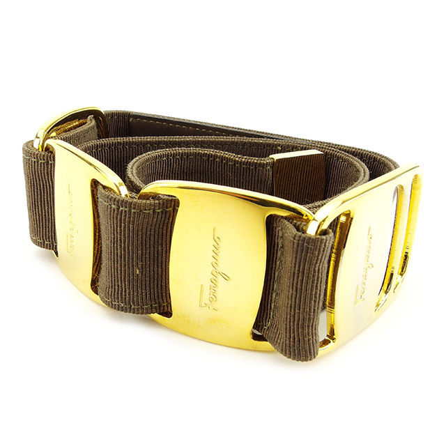 安い購入 中古 サルヴァトーレ フェラガモ Salvatore Ferragamo ベルト レディース ナイロン フェラガモ T28 最安 Www Nripost Com