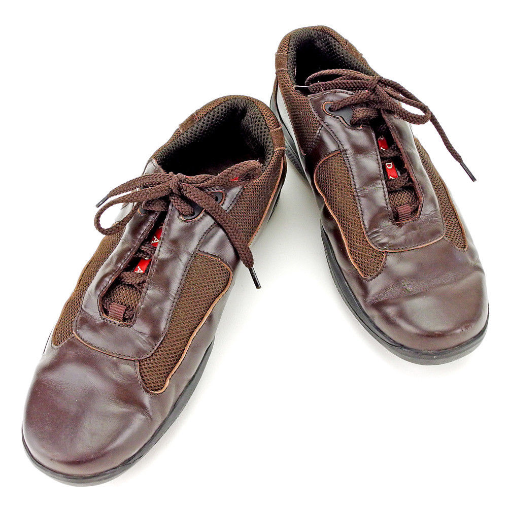 brown prada shoes