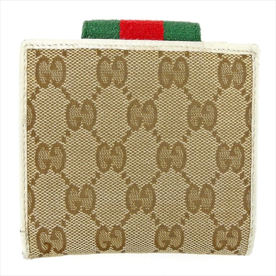 オールドグッチ 二つ折り 財布 極美品】GUCCI グッチ 二つ折り財布 GG柄 オールドグッチ PVC