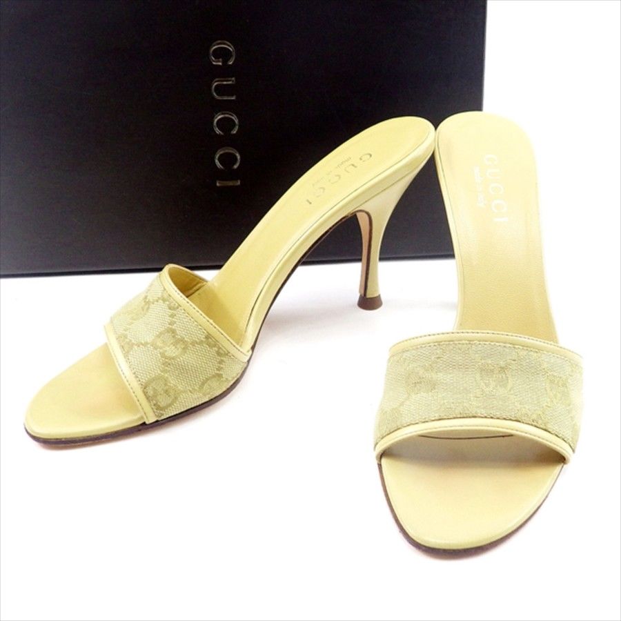 Gucci ハイヒールサンダル ベージュ/ブルー グッチ レディース 夏サンダル・スライド・パンプス | GUCCI® JP