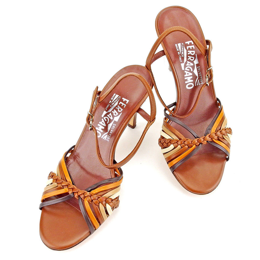 FERRAGAMO ブラウン ストラップサンダル 楽天市場】サルヴァトーレ フェラガモ Salvatore Ferragamo サンダル