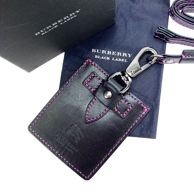 【お買い物マラソン★30％OFFクーポン】バーバリー Ｉｐｏｄケース ブラック×ピンク BURBERRY 【バーバリー】 t14567s 【中古】 ブランド ハイブランド ヴィンテージ 送料無料