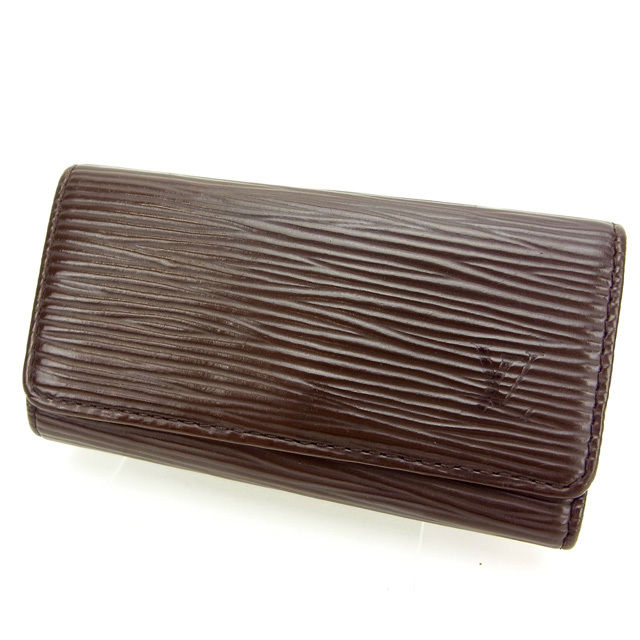 【お買い物マラソン★30％OFFクーポン】ルイヴィトン キーケース ブランドキーケース キーケース 4連キーケース モカ ミュルティクレ4 モノグラムキャンバス エピ t11332 【中古】 ブランド ハイブランド ヴィンテージ 送料無料