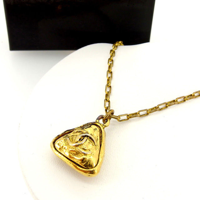 【お買い物マラソン★30％OFFクーポン】シャネル CHANEL ネックレス レディース ゴールド 【シャネル】 T14592 【中古】 ブランド ハイブランド ヴィンテージ 送料無料