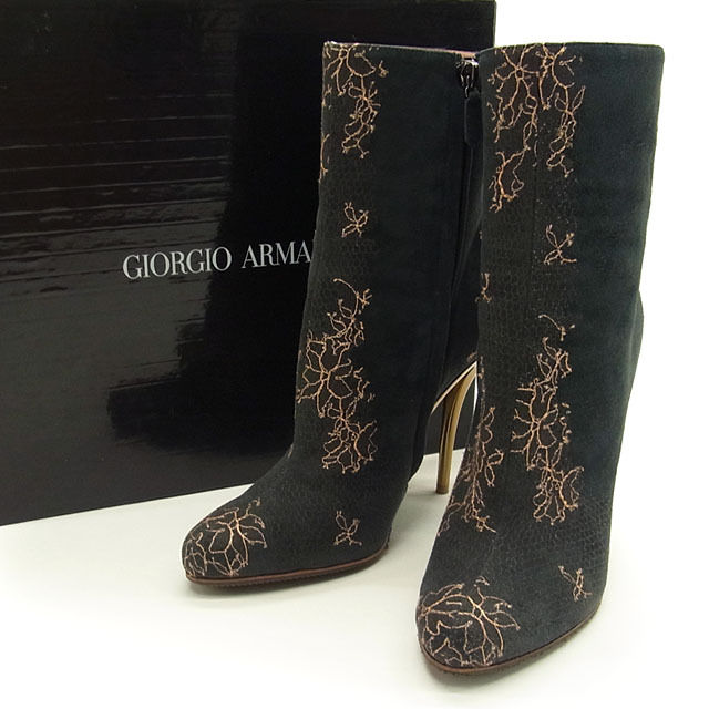 armani knee high boots