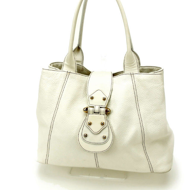 【お買い物マラソン★30％OFFクーポン】フルラ ショルダーバッグ バック ワンショルダー ホワイト FURLA バッグ バック 肩掛け 収納バッグ バック 【フルラ】 T11494 【中古】 ブランド ハイブランド ヴィンテージ 送料無料
