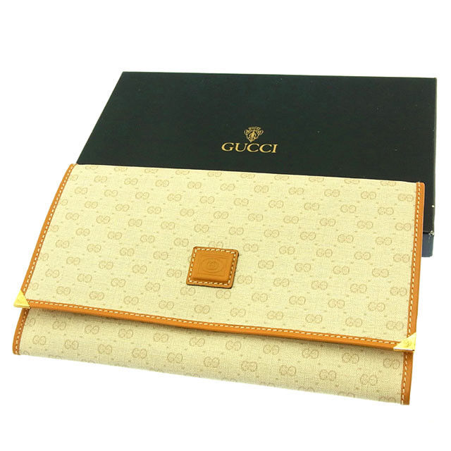 【非売品】GUCCI グッチ パスポートケース 新品未使用 GG ディテール付き GG パスポートケースベージュ＆エボニー GG