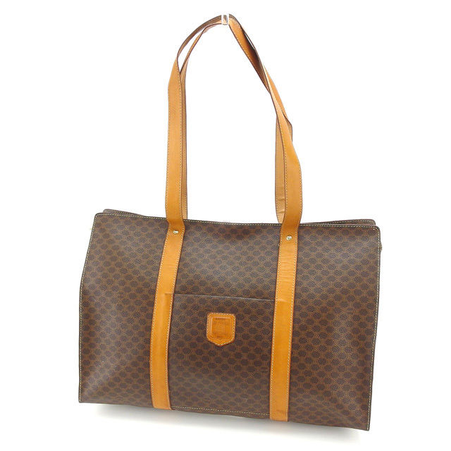 楽天市場】【バッグ】CELINE セリーヌ マカダム柄 トートバッグ