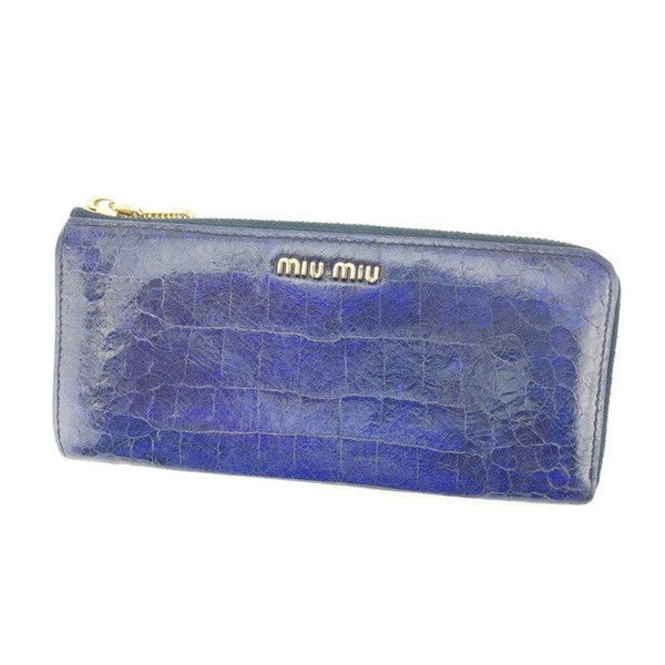 miumiu財布 MiuMiu(ミュウミュウ) 三つ折り財布 マテラッセ MATELASSE