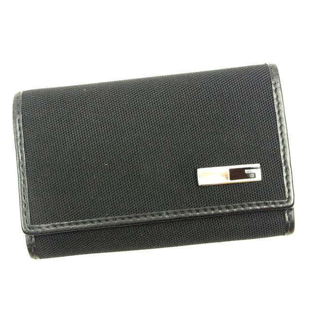 GUCCI グッチ　キーケース　キャンバス　GG 　総柄　レザー　ブラック 楽天市場】【中古】GUCCI グッチ GGキャンバス 6連キーケース