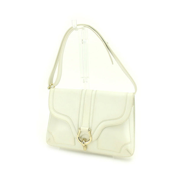 【Fashion Special Fair★24％OFFクーポン】ケイト スペード ショルダーバッグ ブランドバッグ バック ハンドバッグ ホワイト×ゴールド ノエルマーク t12350 【中古】 ブランド ハイブランド ヴィンテージ 送料無料