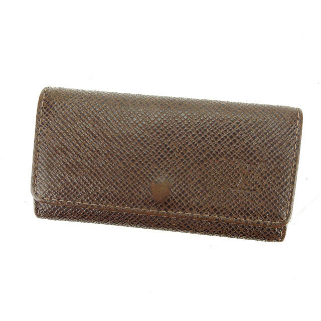 【お買い物マラソン★30％OFFクーポン】ルイヴィトン Louis Vuitton キーケース 4連キーケース レディース ミュルティクレ4 グリズリ(ブラウン) タイガレザ- 【ルイ・ヴィトン】 T13809 【中古】 ブランド ハイブランド ヴィンテージ 送料無料｜ブランドデポ TOKYO