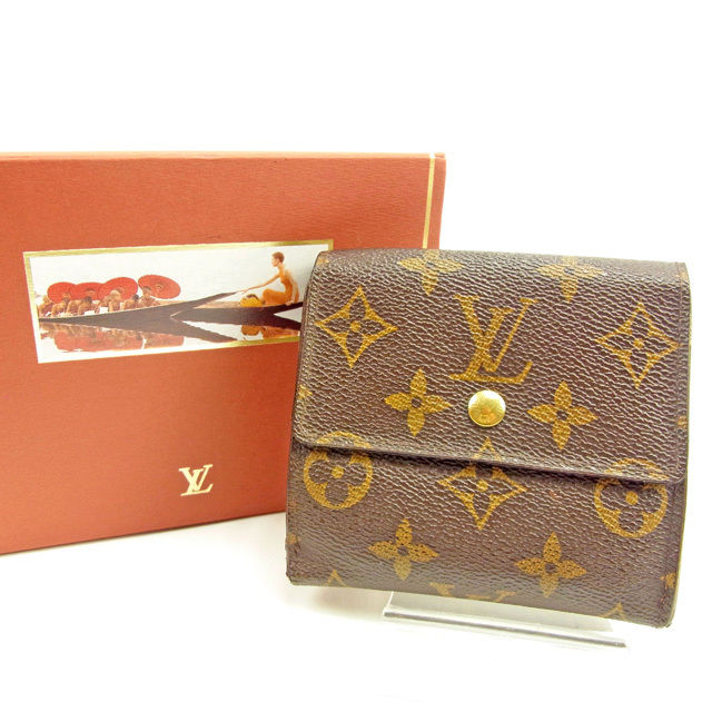 ルイヴィトン　ダミエ　三つ折り財布 ブラウン系 LOUIS VUITTON ダミエ 三つ折り財布