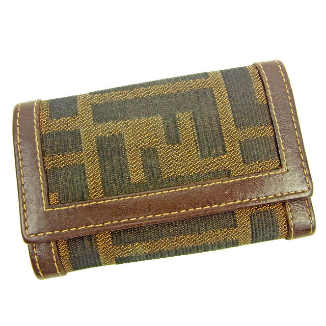 未使用品　箱付き　FENDI フェンディ　キーケース　ズッカ柄　ズッキーノ 未使用品 箱付き FENDI フェンディ キーケース ズッカ柄 ズッキーノ