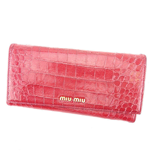 miumiu財布 楽天市場】ミュウミュウ 長財布 ファスナー付き長財布