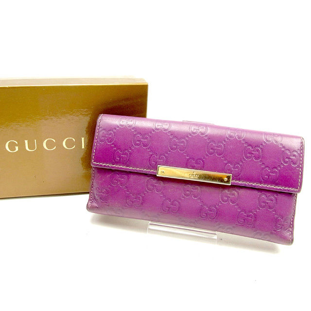 GUCCI グッチシマレザー　パープルレザー長財布 楽天市場】GUCCI グッチ シマ マイクログッチシマ レザー カード