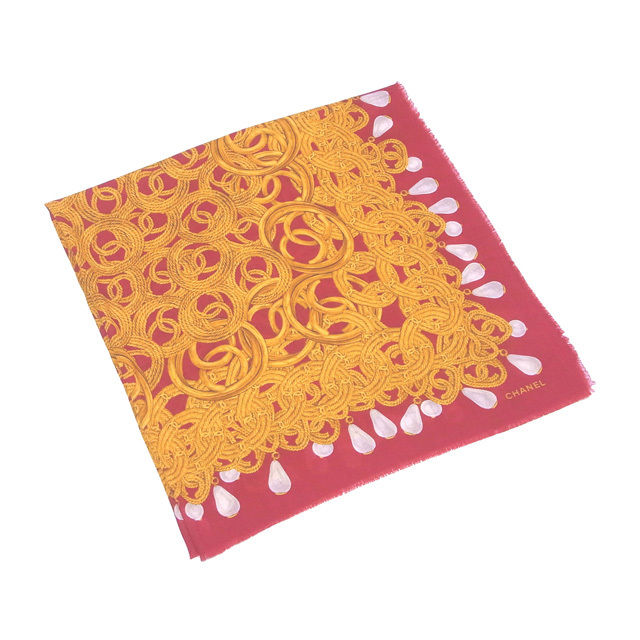 楽天市場】CHANEL シャネル ストール 大判コットンストール スカーフ