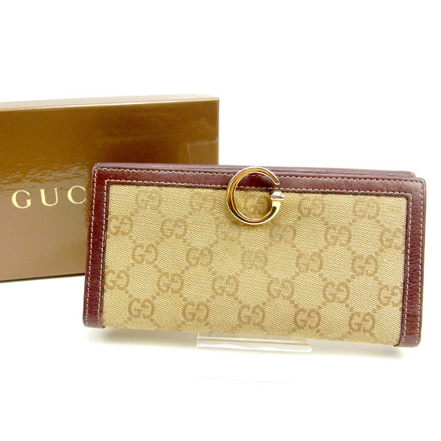 楽天市場】【財布】GUCCI グッチ GGキャンバス Wホック財布