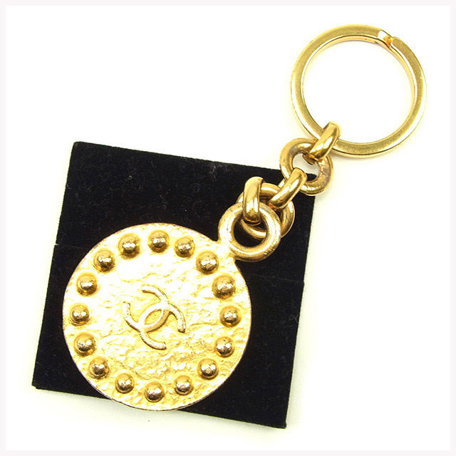 【雨季得SALE★21％OFF引き換え証】シャネル CHANEL キーホルダー 足懸かり輪っか メンズ可 ゴールド ゴールドメッキ 【シャネル】 T12354 【中古】 ブランド名 御機嫌ブランド名 ヴィンテージ 貨物輸送無料