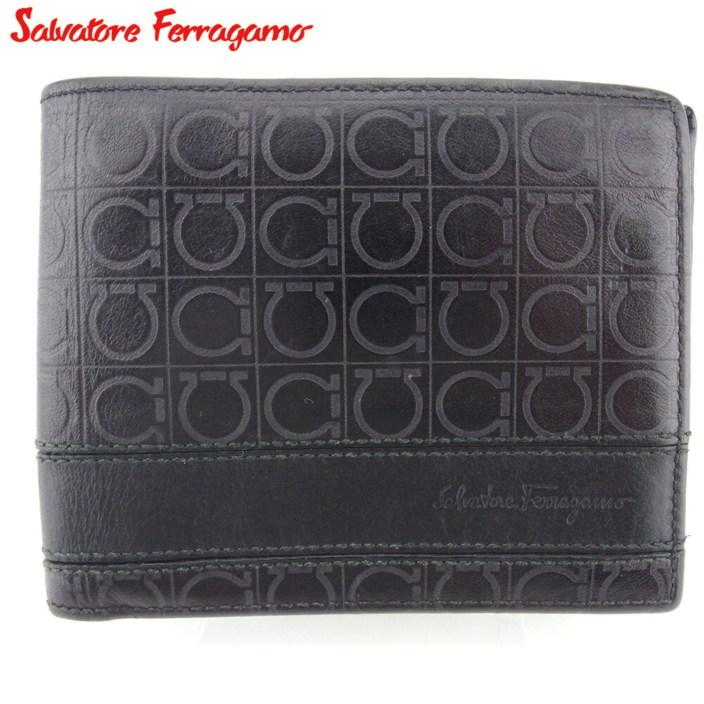 楽天市場】フェラガモ 二つ折り札入れ ダブルガンチーニ 66 5567