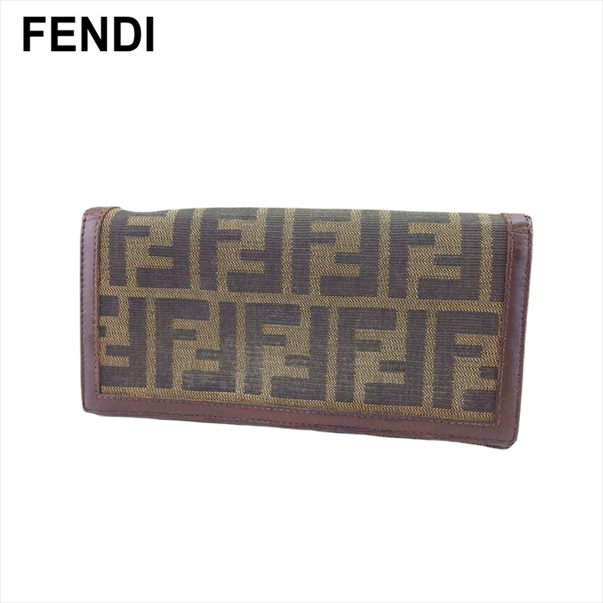 楽天市場】【中古】 フェンディ FENDI ラウンドファスナー 長