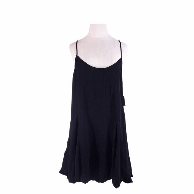 楽天市場 中古 ザラ ベーシック Zara Basic ワンピース レディース バルーンシルエット ブラック ザラ ベーシック T ブランドデポ Tokyo
