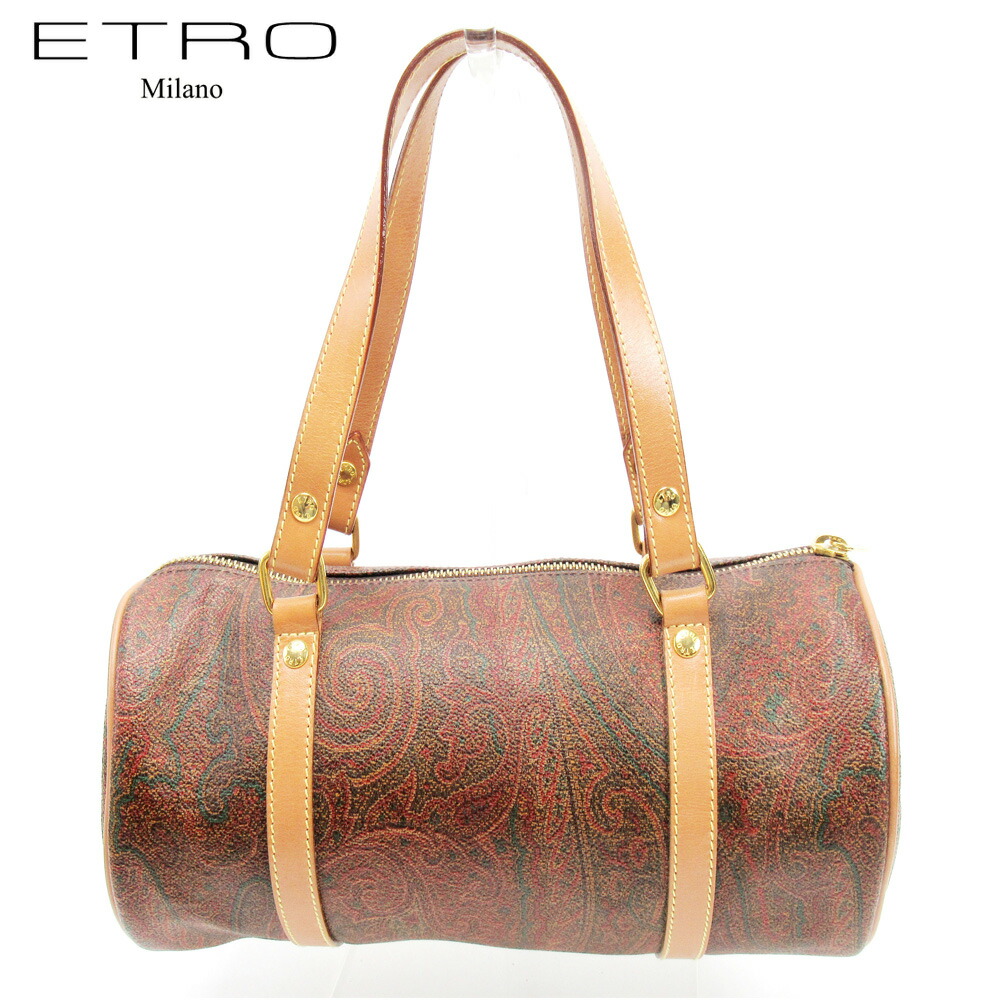 楽天市場】【バッグ】ETRO エトロ ペイズリー柄 ハンドバッグ