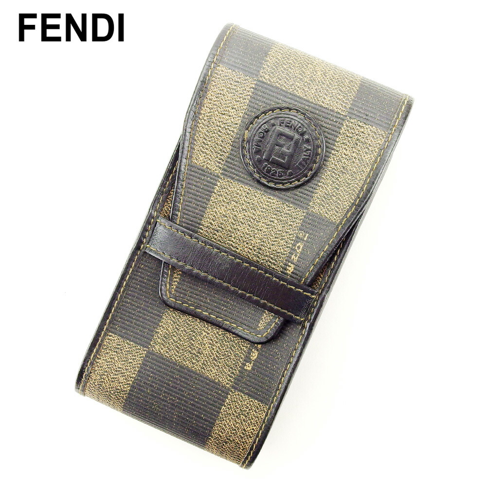 格安即決 中古 フェンディ Fendi シガレットケース タバコケース 小物入れ レディース メンズ ブラック ベージュ Pvc レザー フェンディ T ブランドデポ Tokyo 即納特典付き Ozonolifeperu Com