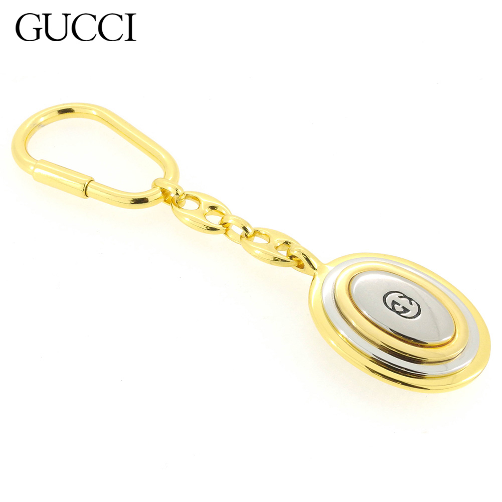 安い購入 中古 グッチ キーホルダー キーリング レディース メンズ ゴールド Gucci グッチ T168 最高の Clubculturaclassica It