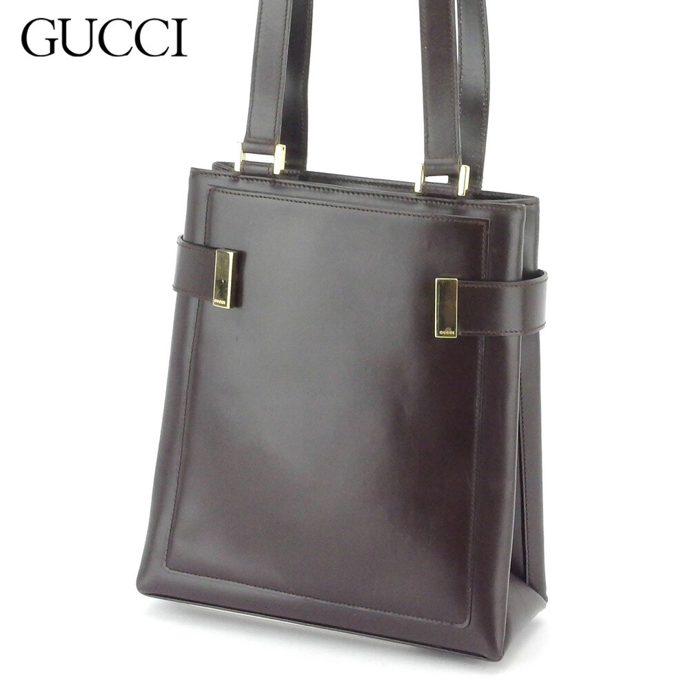 手数料安い 中古 グッチ トートバッグ バック ワンショルダー レディース メンズ ブラウン レザー Gucci バック 収納 ファッションバッグ バック 手持ちバッグ バック 人気 贈り物 迅速発送 在庫処分 1点物 グッチ T161 大注目 Werther Com Br