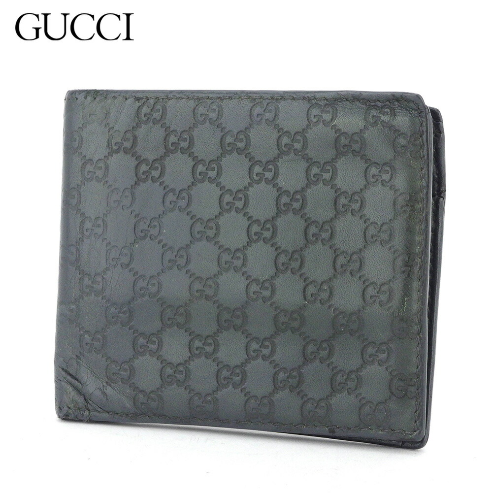 楽天市場】【財布】GUCCI グッチ マイクログッチシマ 二つ折り 財布