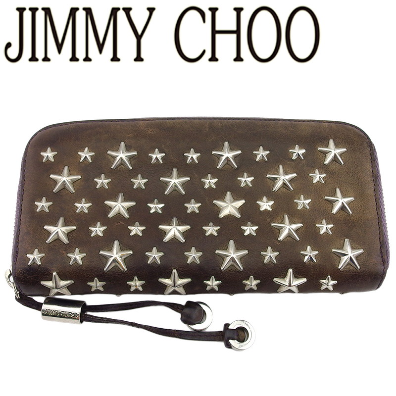 ⭐️新品未使用⭐️　ジミーチュウ　FILIPA　スタースタッズ　長財布　ゴールド ⭐️新品未使用⭐️ ジミーチュウ FILIPA スタースタッズ 長財布