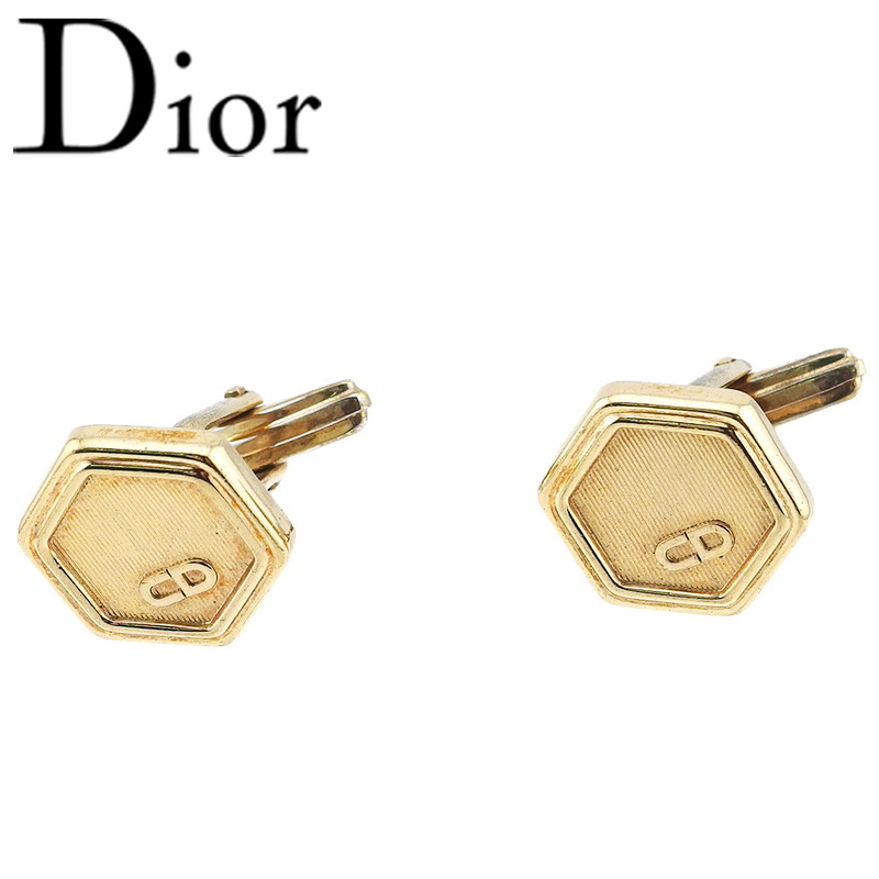 【百貨店SALE★最大限度50％OFF】【中古】 クリスチャン クリスチャンディオール 折り返し 佩び物 メンズ ゴールドメッキ Christian Dior T23469 ブランド名 御機嫌ブランド名 ヴィンテージ 貨物輸送無料