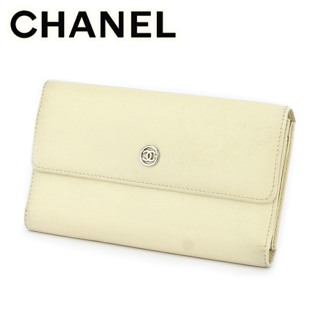 正規品❗️シャネル ビコローレ シャンパンゴールド長財布 CHANEL 本革 シャンパンゴールド長財布 – Vintage Shop Rococo