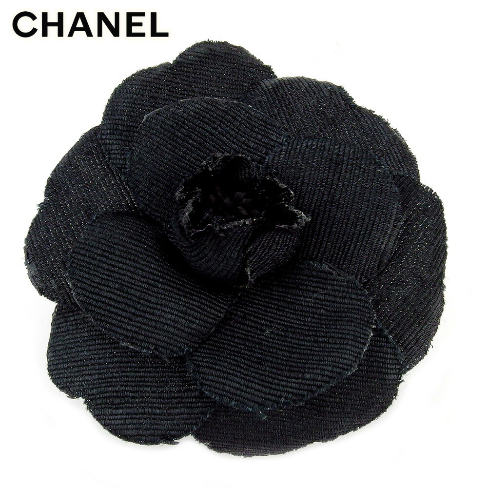 残留物1読み切り点 中古 シャネル 胸花 付属品 レディース カメリア 黒人 Chanel シャネル T177 Bigcommerce How