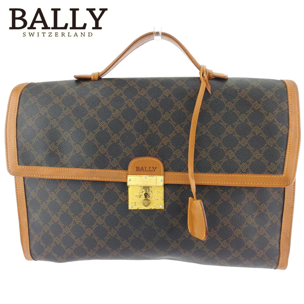 バリー BALLY 書類ケース ビジネスバッグ レザー ダイヤルロック ブラウン BALLY バリー アタッシュケース ビジネスバッグ ダイヤルロック