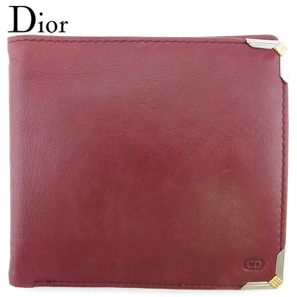 楽天市場】クリスチャンディオール Christian Dior 二つ折り財布