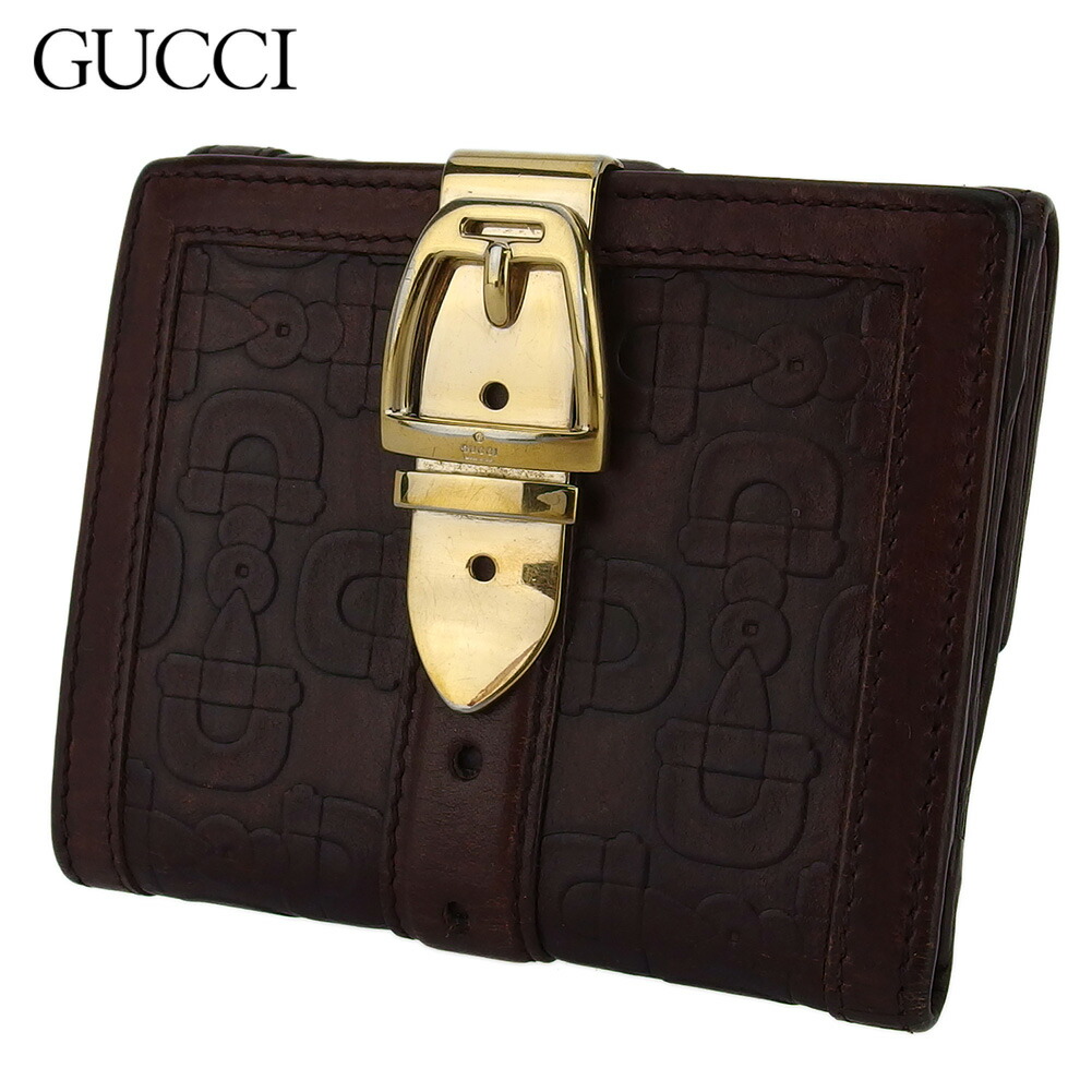 楽天市場】【財布】GUCCI グッチ ホースビット Wホック 2つ折財布